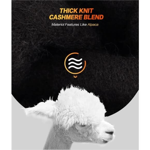 FZ FANTASTIC ZONE Women's Winter Touchscreen Wool‎ Magic Gloves Warm Knit Fleece - Picture 4 of 7